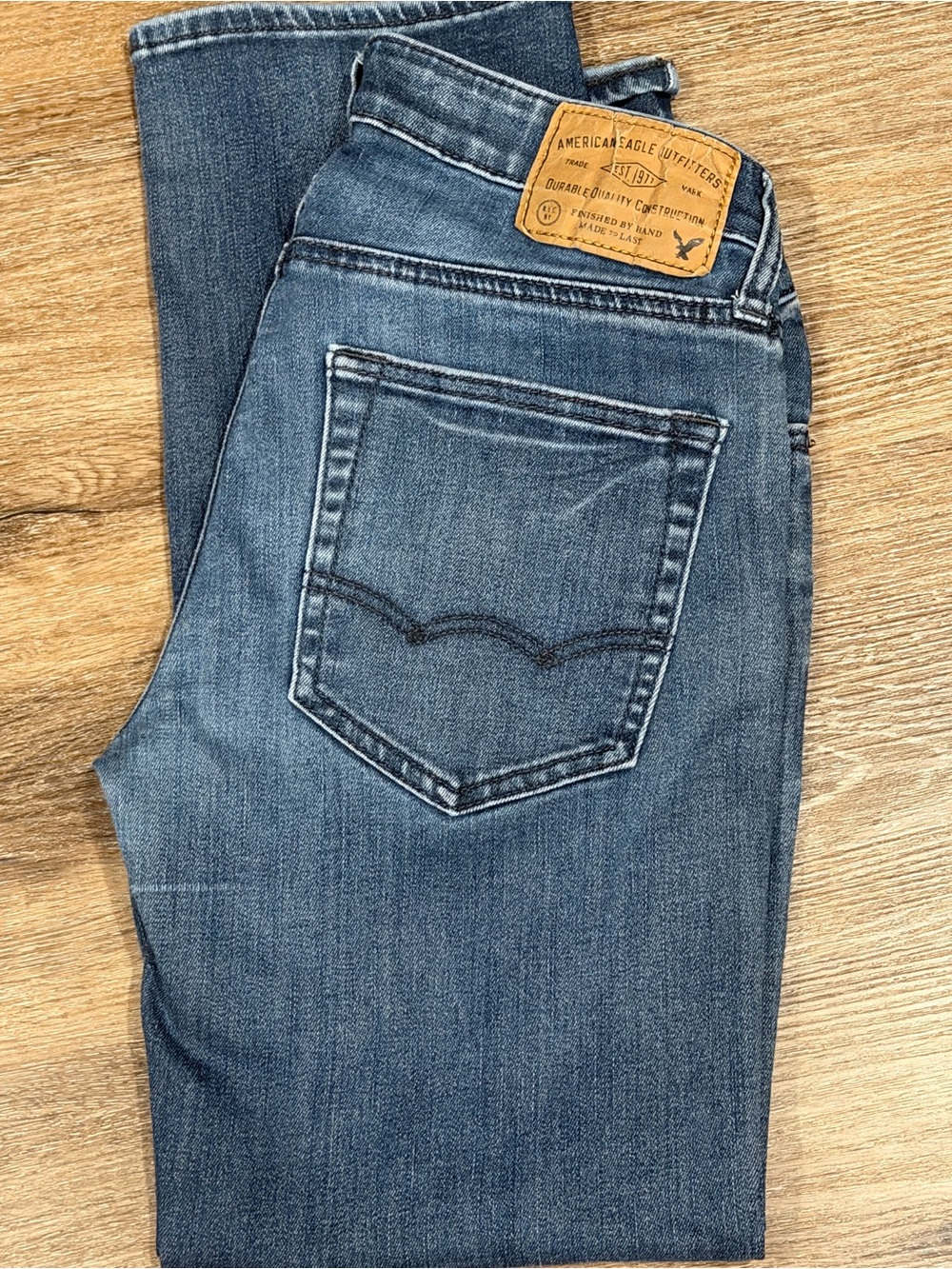 American Eagle Outfitters Women’s Blue Slim Straight Jeans